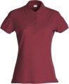 Dames Polo Clique Basic 028231 Bordeaux